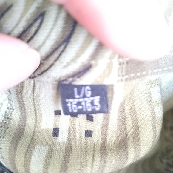 Sergio Louis Italy  shirt button down u  Shert Sleeve-Large Size- - Picture 4 of 7